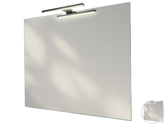 Miroir de salle de bains LoooX avec éclairage LED - Miroir éclairé - 70 x 90 cm