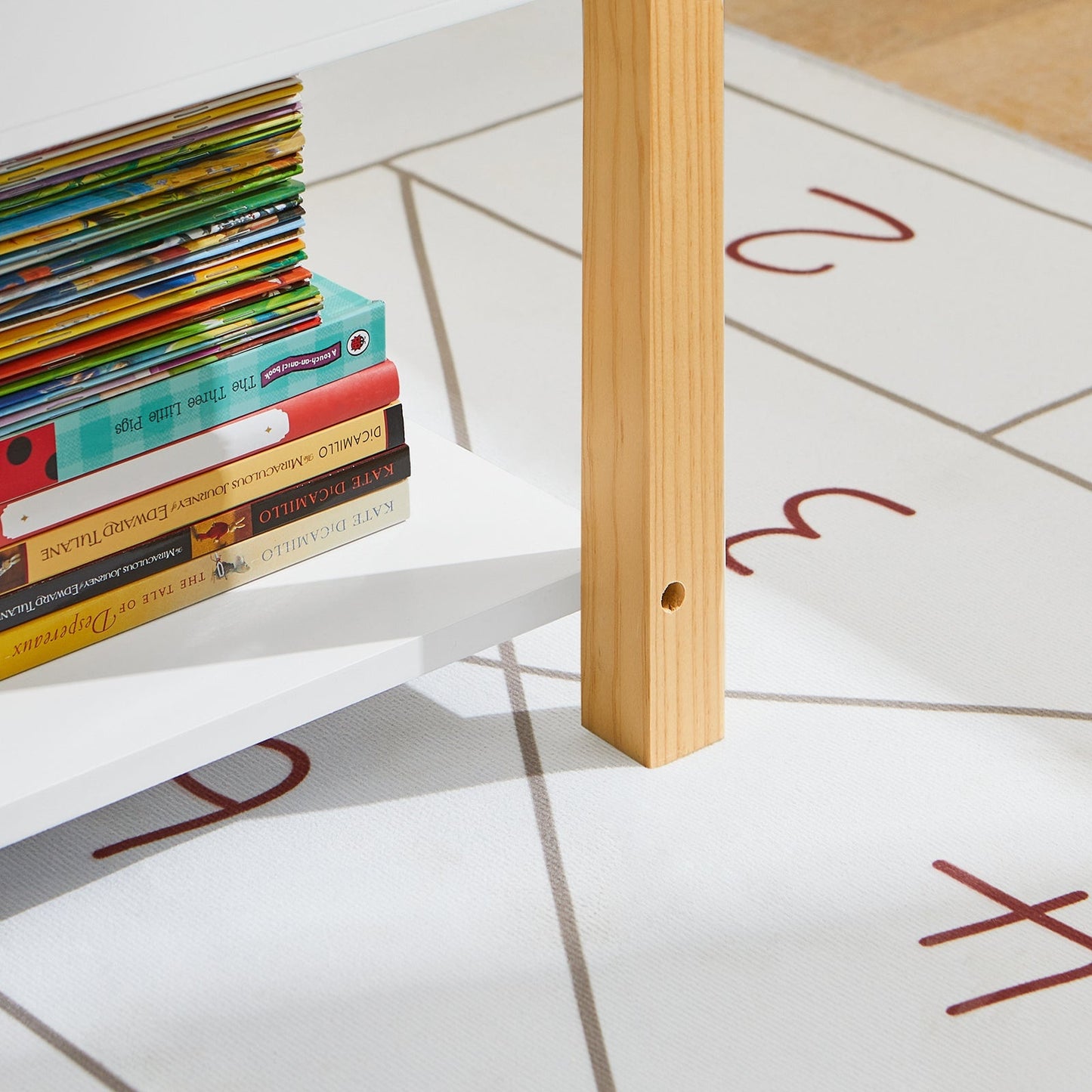 SoBuy Bibliothèque pour enfants - 2 étages - 85 x 42 x 45 cm