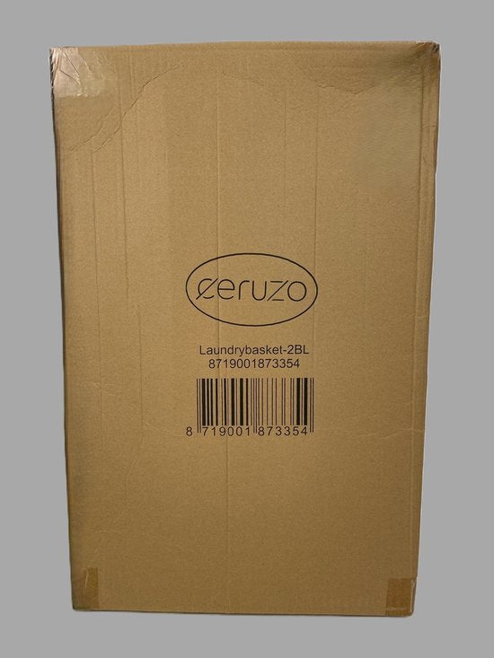 Panier à linge Ceruzo à 3 compartiments – Trieur de linge en bambou 100 L – Sac intérieur amovible – Noir