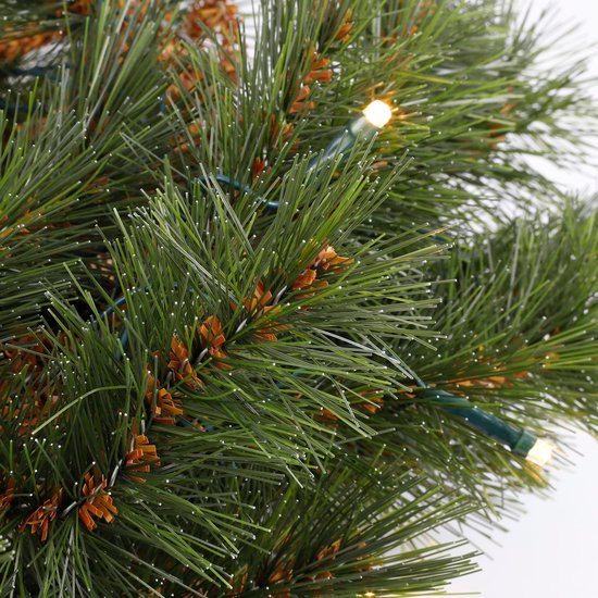 Triumph Tree Forest Guirlande givrée avec éclairage LED - L270 cm - Vert