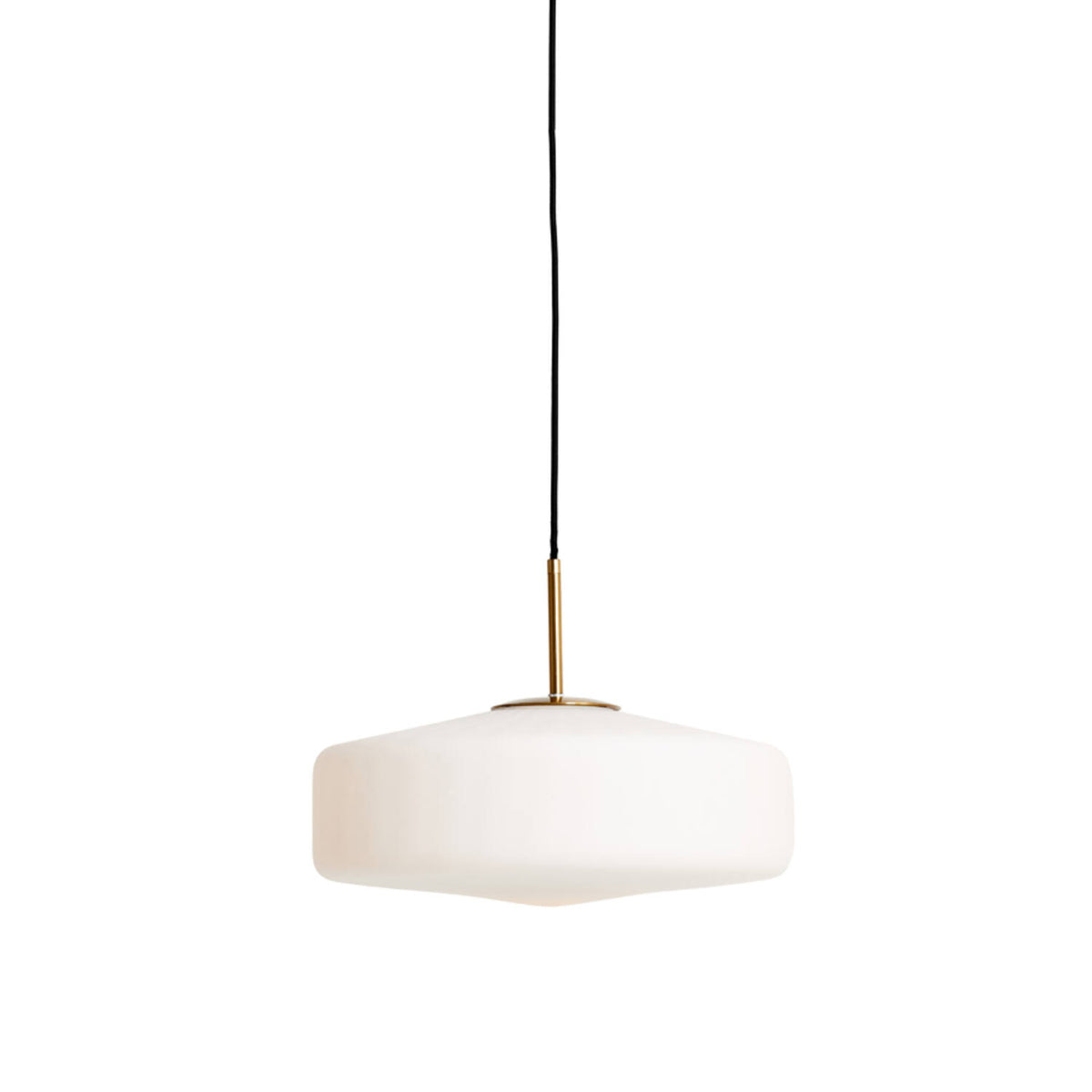 Light & Living Lampe suspendue Pleat - Ø30x17 cm - Blanc mat/Doré