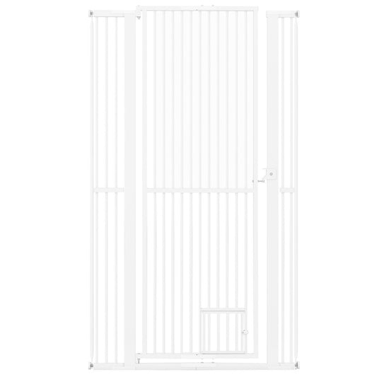 Coast High Animal Barrier White - 77-104 x 171 cm - Avec 2 rallonges - Sans perçage