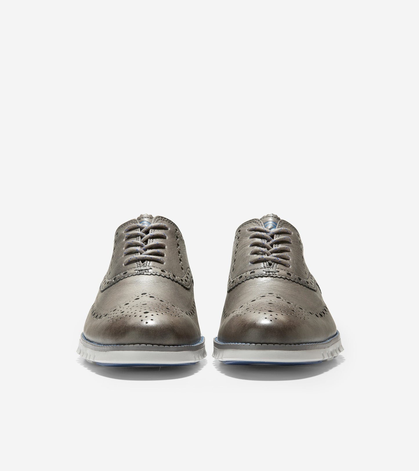 Cole Haan Zerogrand Wingtip Oxford Shoes - Charcoal Grey - Size 41