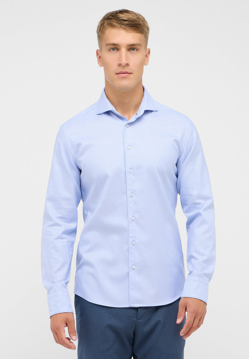 Seidensticker Group - Chemise SLIM FIT - bleu clair structuré - Taille 38