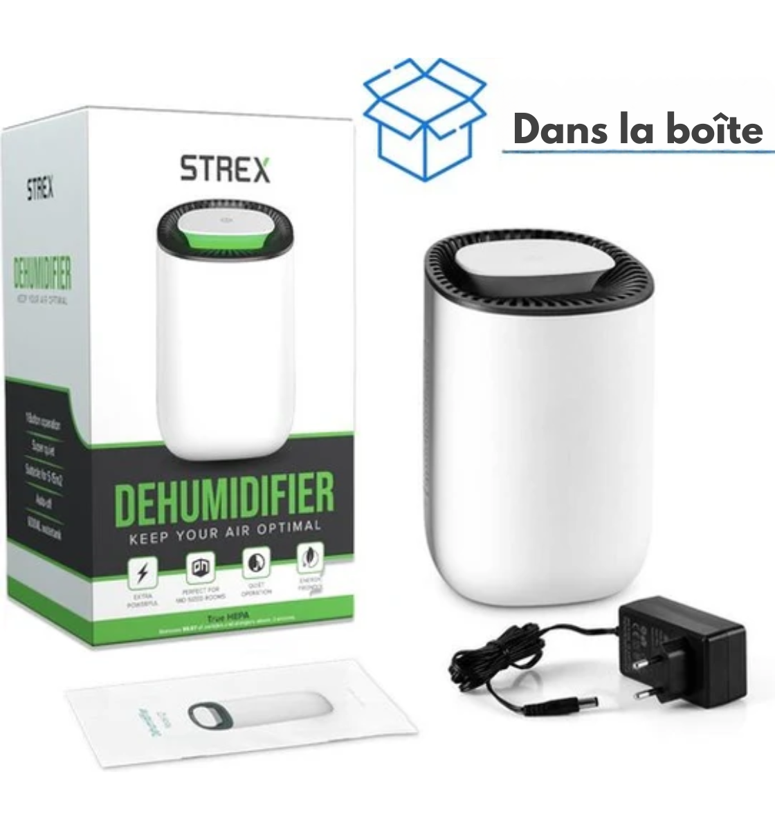 Déshumidificateur - Strex - Purification de l'air - Blanc