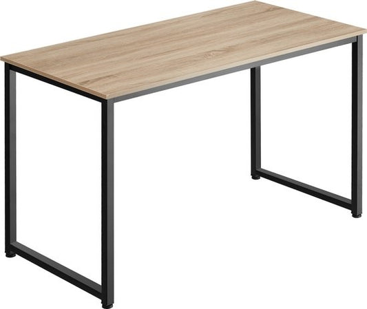 tectake - bureau table Flint 120 cm - indutrial - brun clair - 404466