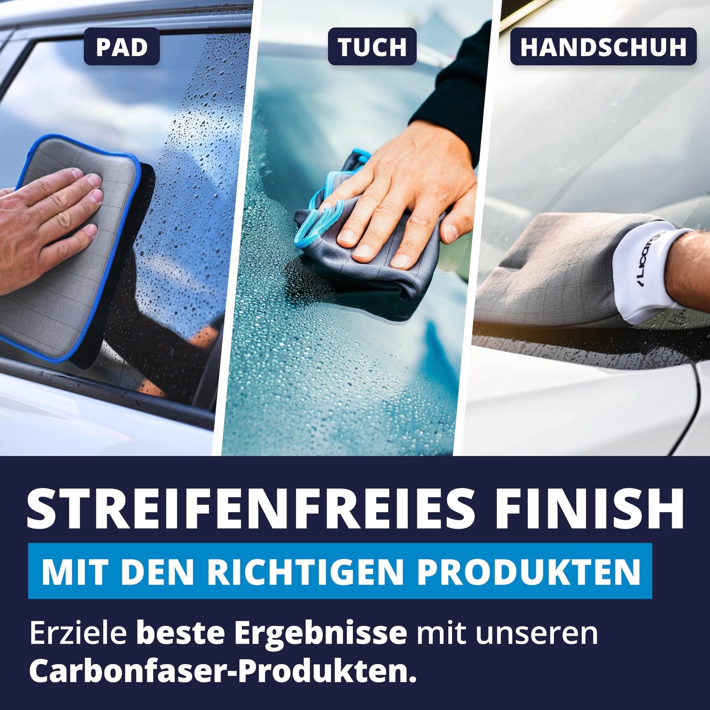 Licargo Nettoyant pour vitres de voiture 750 ml - Nettoyant pour vitres intérieures et extérieures - Ne laisse pas de traces - Fabriqué en Allemagne