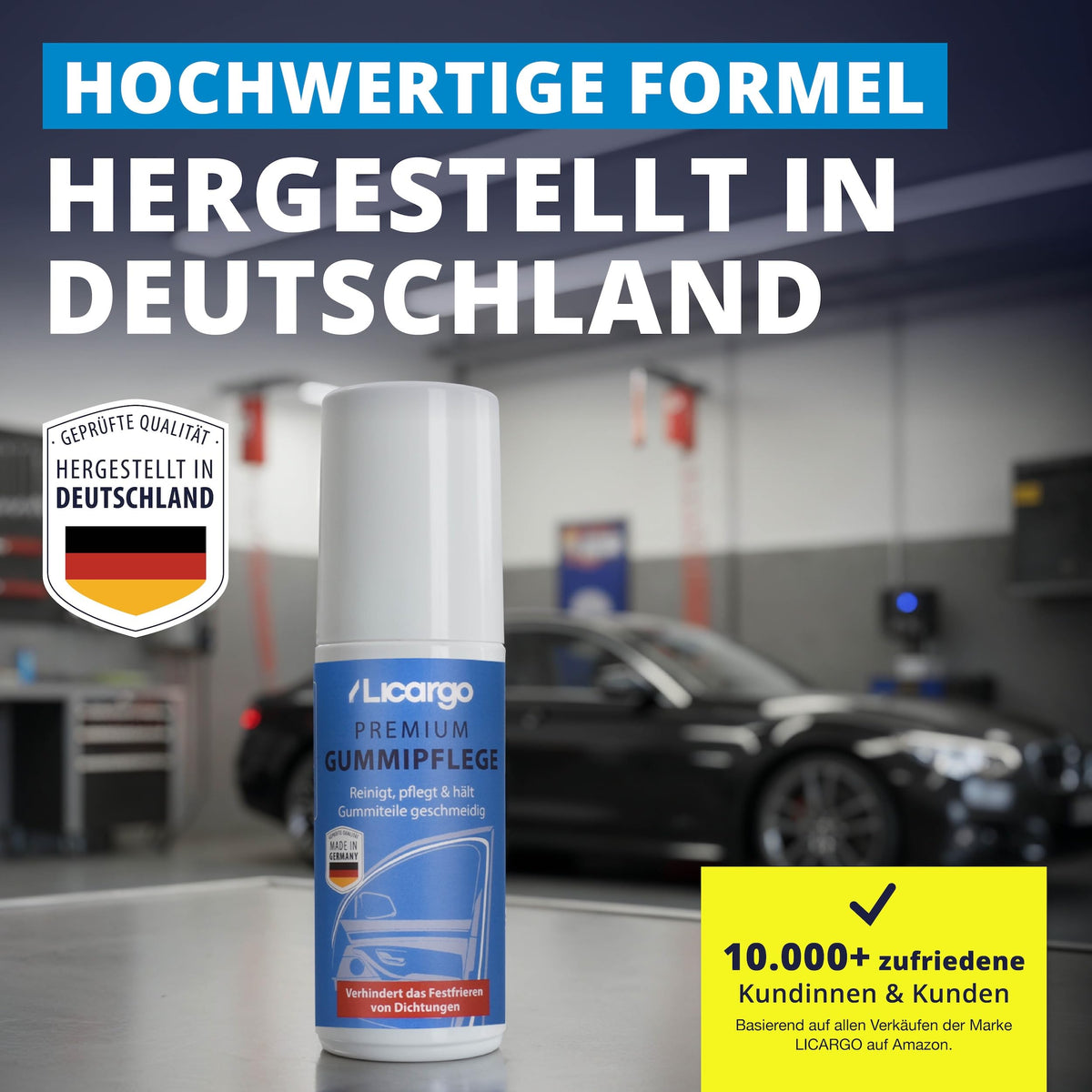 Stylo d'entretien pour caoutchouc Licargo 75 ml - Entretien du caoutchouc des joints de voiture - Pour les joints de portes et de vitres