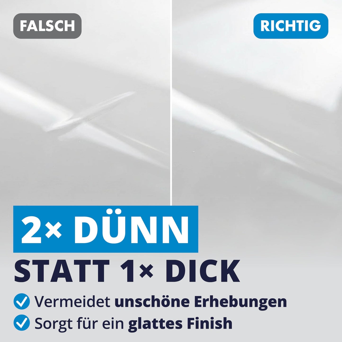 LICARGO stylo de retouche pour voiture - blanc brillant - avec pinceau de précision - couvrance élevée