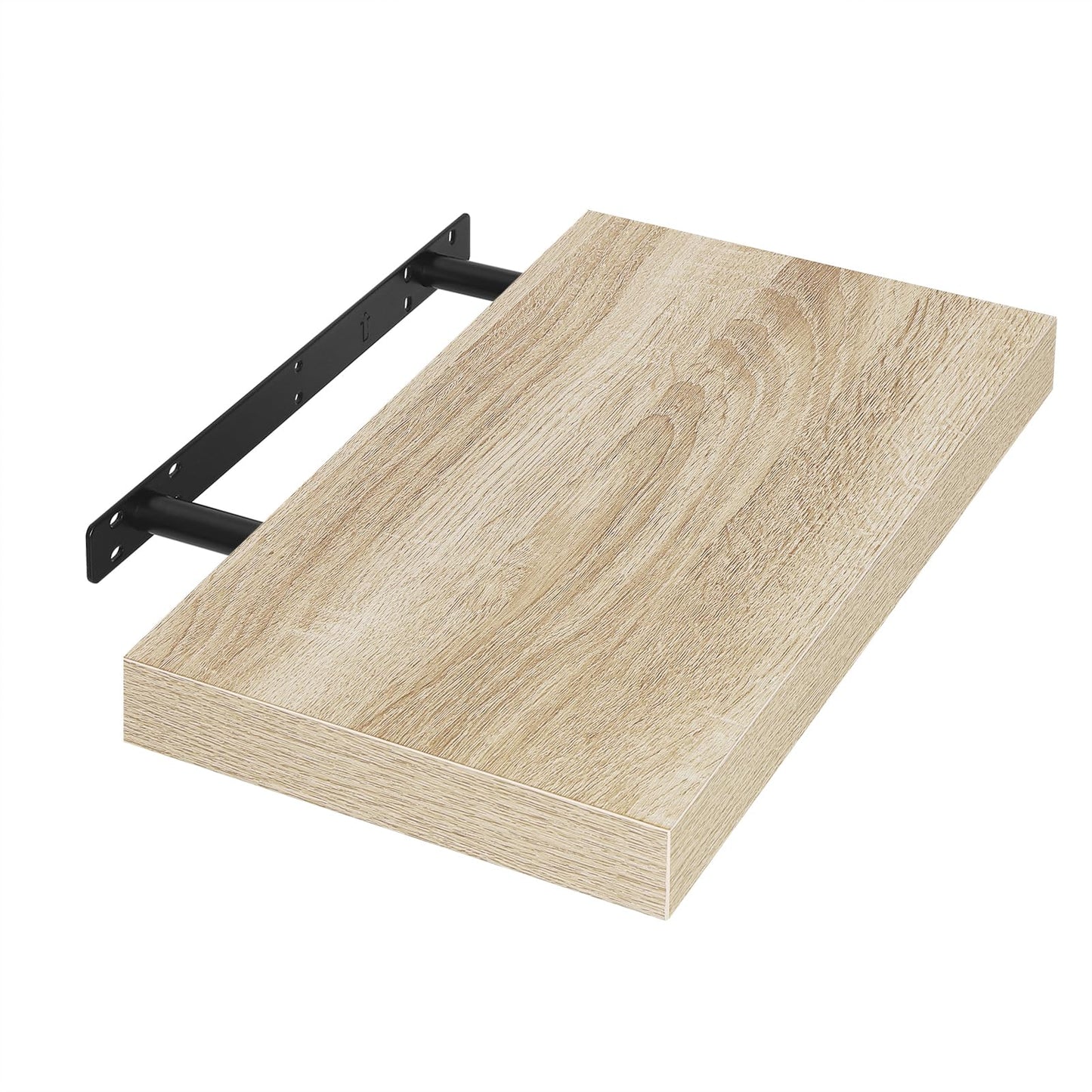 EUGAD 0083QJ étagère murale - étagère murale flottante - 40 cm - Chêne Sonoma - MDF