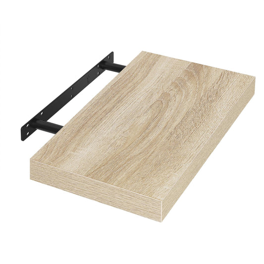 EUGAD 0083QJ étagère murale - étagère murale flottante - 40 cm - Chêne Sonoma - MDF