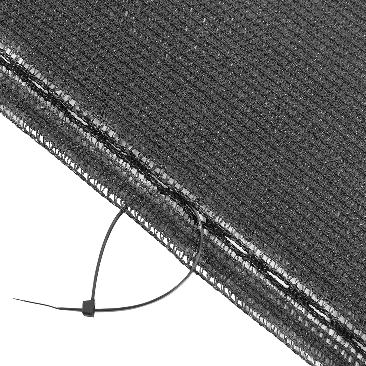 Toile d'ombrage et de protection de l'intimité WOLTU - HDPE 180 g/m² - 1,2 x 20 m - anthracite