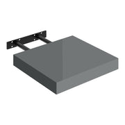 Étagère murale suspendue WOLTU - étagère murale - gris brillant - MDF - 25 x 22,9 x 3,8 cm