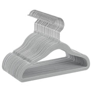 Cintres pour vêtements d'enfants Songmics - 30 pièces - Velours - Antidérapants - Gris tourterelle