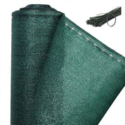 Toile d'ombrage WOLTU 1,5 x 25 m - HDPE 150 g/m² - toile d'intimité et d'ombrage 85 % - vert