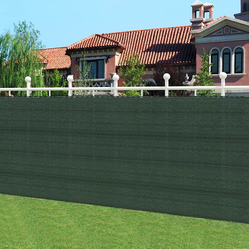Toile d'ombrage WOLTU 1,5 x 25 m - HDPE 150 g/m² - toile d'intimité et d'ombrage 85 % - vert