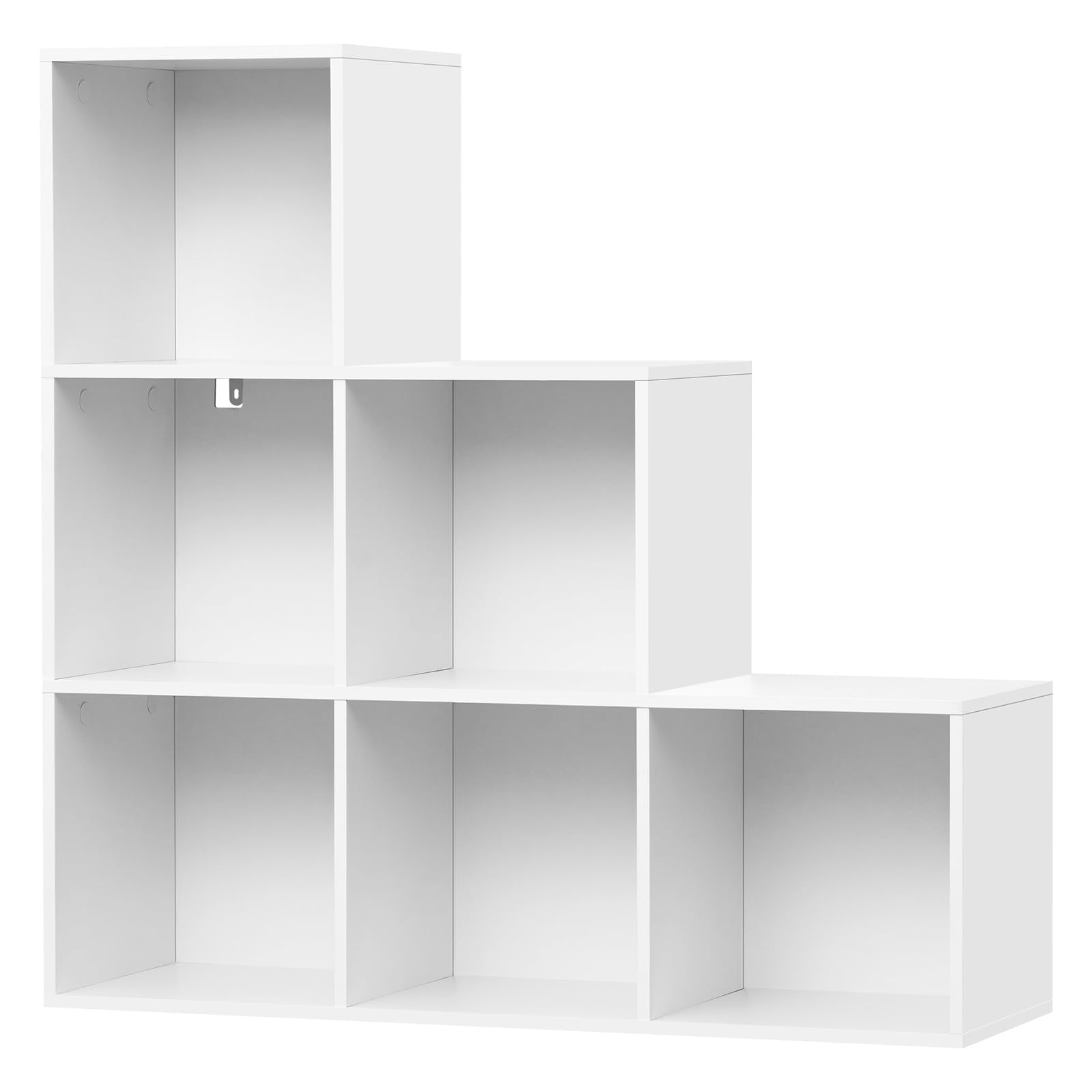 Étagère WOLTU SK061ws - 6 étagères - blanche - 90,5 x 90,5 x 30 cm