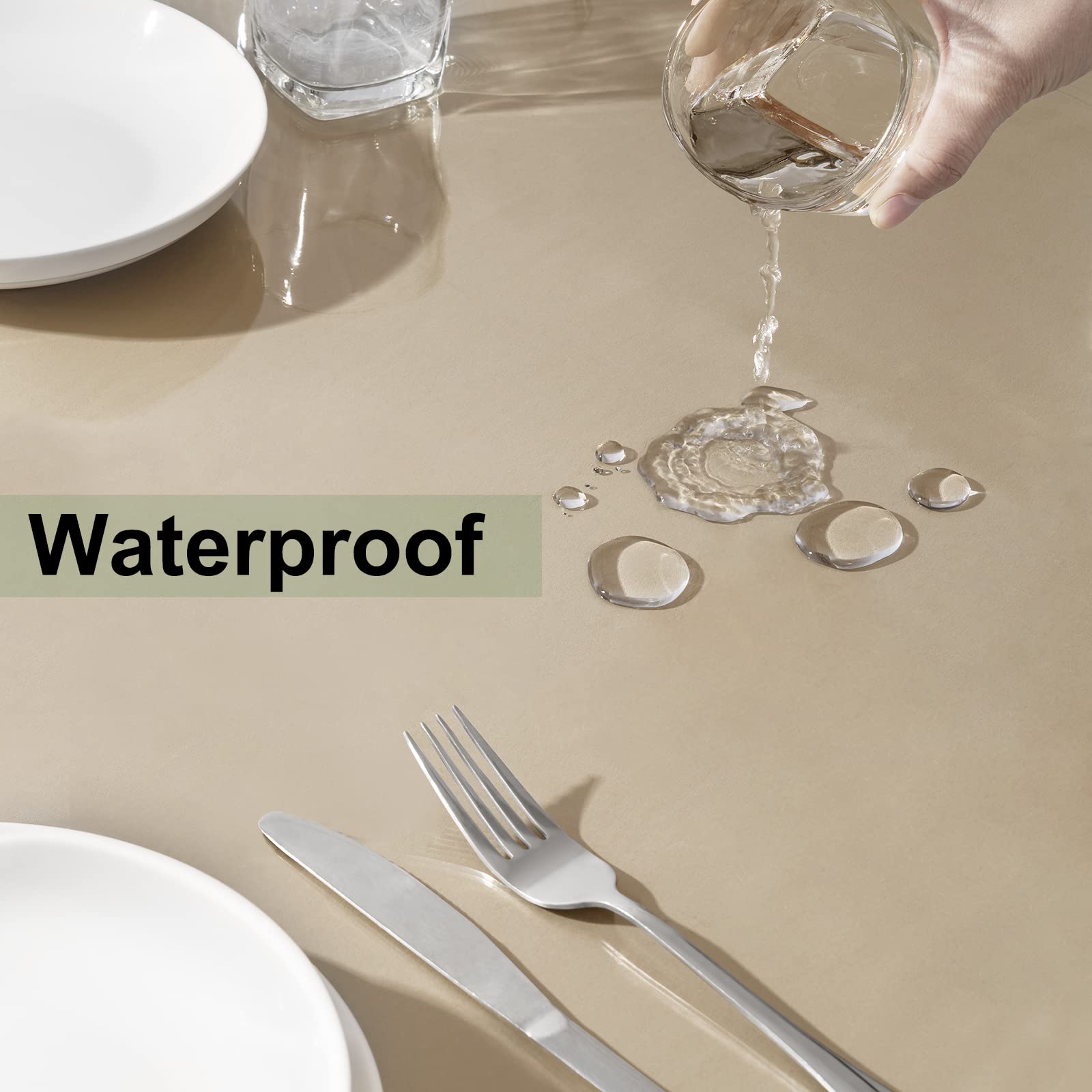 Film de protection transparent pour table WOLTU - protection de table en PVC - épaisseur 2 mm - imperméable et lavable - 90 x 160 cm