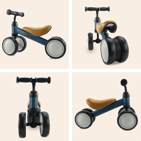 Scooter pour enfants LifeGoods - TurboToddler Balance Bike - Jouets à partir de 1 an - Bleu marine