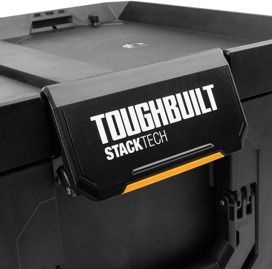 ToughBuilt® StackTech Rolling Tool Box - Grande boîte à outils roulante noire 61 x 43 x 38 cm