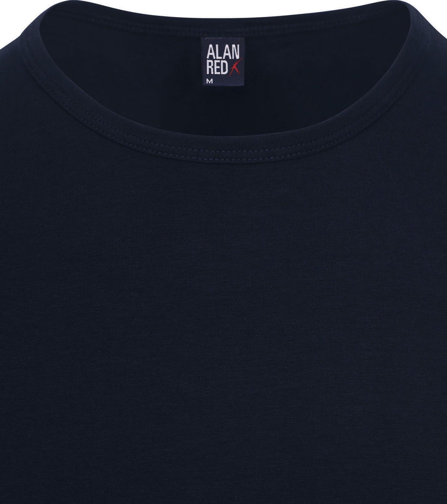 Alan Red - S - Lot de deux t-shirts Ottawa - stretch - Homme - Navy