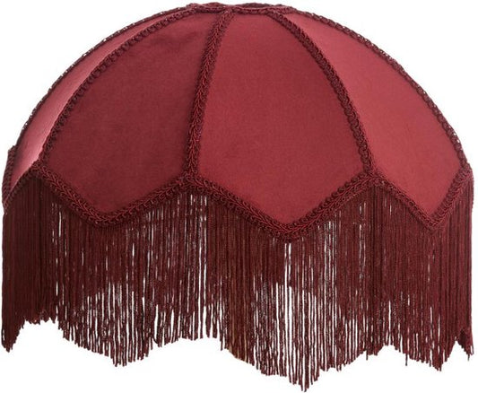 Light & Living Abat-jour Malacia - Rouge foncé - Ø 35 cm - Moderne