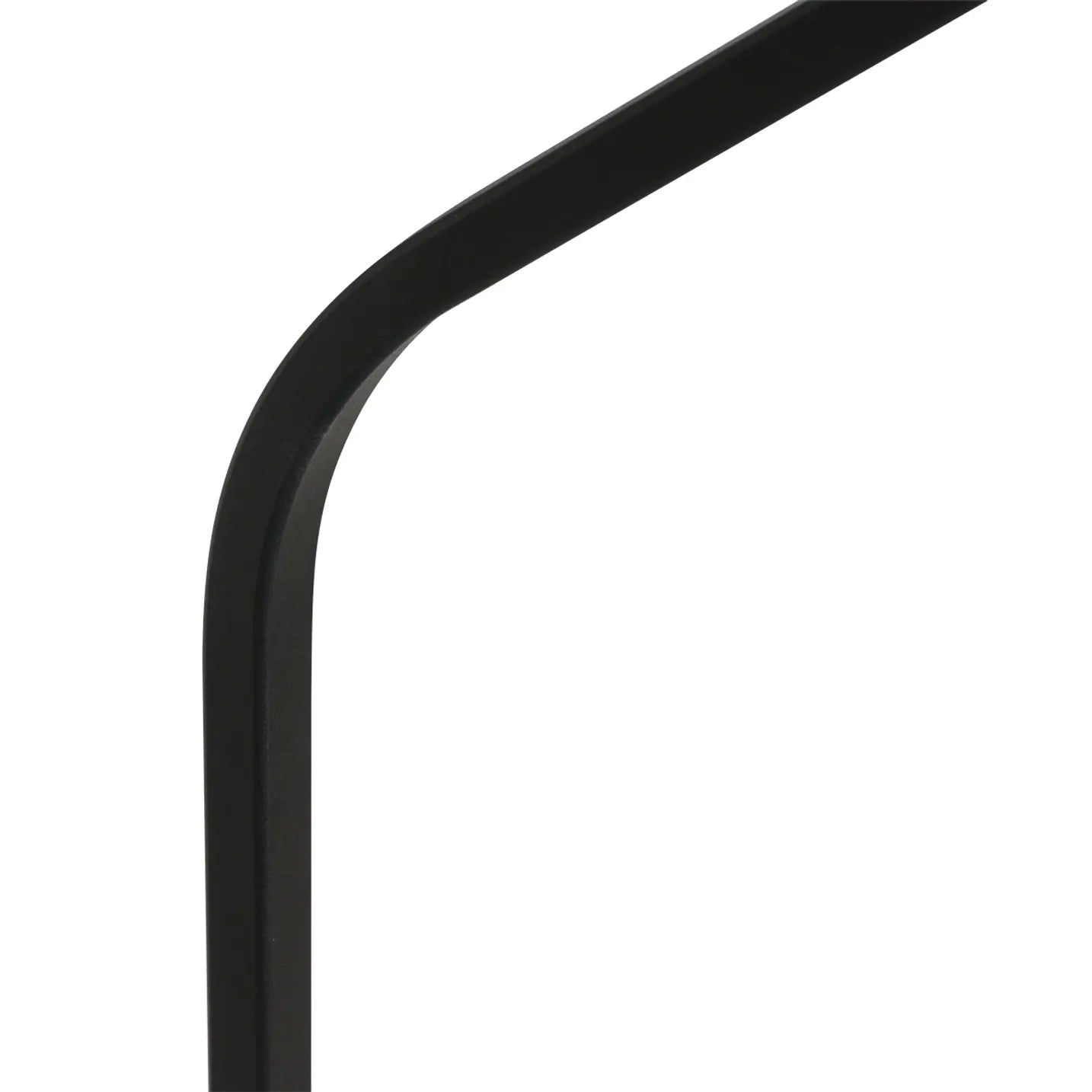 Lampe sur pied Anne Zigzag noire - Intensité réglable - Design moderne - Économe en énergie