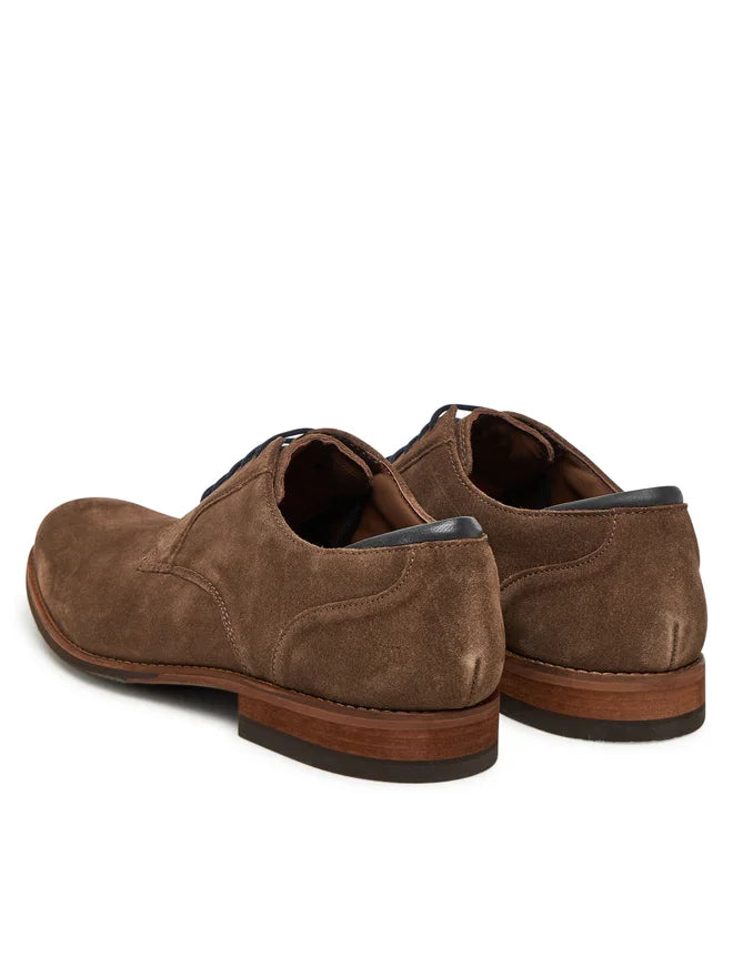 Clarks CraftArlo Lace Brown - Chaussures en daim pour hommes | Taille 46 | Couleur : Marron