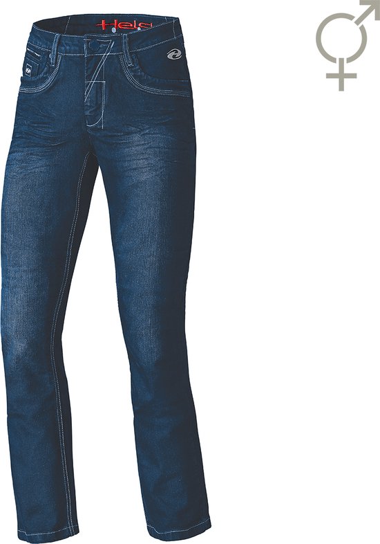 HELD CRANE STRETCH Pantalon de moto en jean stretch - Jean de moto en denim bleu 38 Femmes