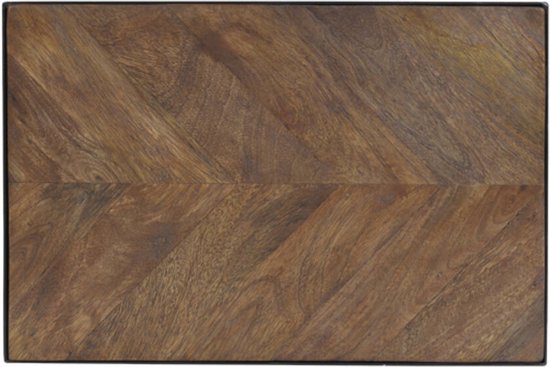 Light & Living Table d'appoint Chisa - Marron - 45x30x62cm - Moderne