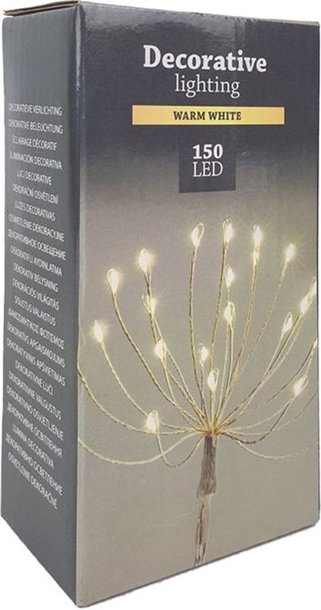 Guirlande lumineuse LED Feux d'artifice - 6 grappes de lumières