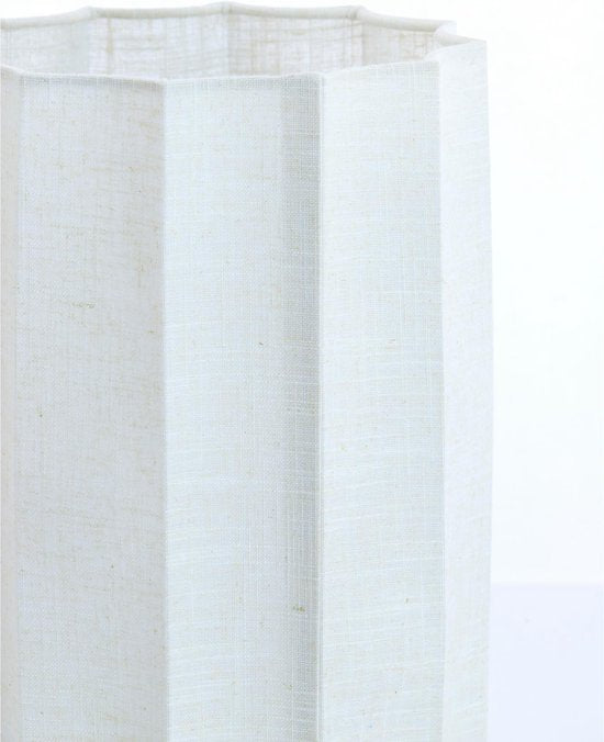 Light & Living Abat-jour cylindrique Disli - Blanc - Ø 18 cm - Moderne