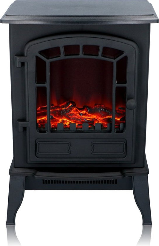 Cheminée électrique - Torino - Poêle électrique avec Flammes - LED 2000W