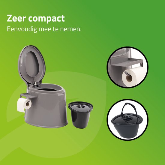 Bo-Camp - Toilette portable - 7 litres