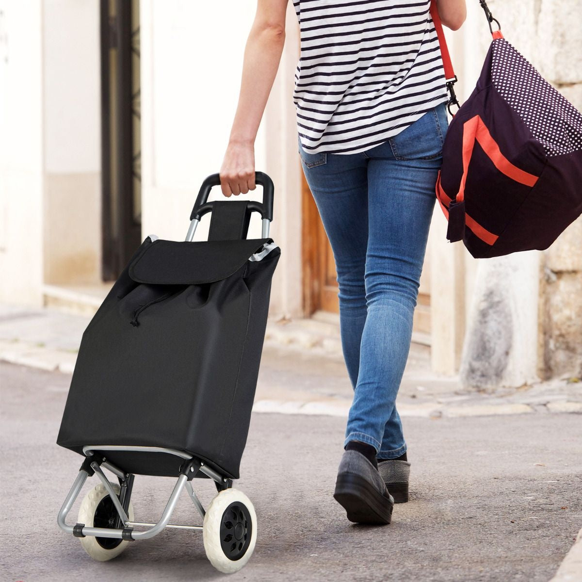 Coast Chariot de supermarché - Max. 35 kg - Noir