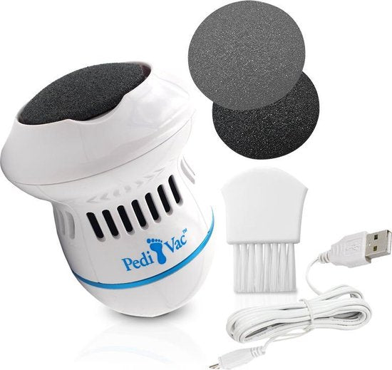 Pedi Vac - Lime à pieds électrique - 2 embouts