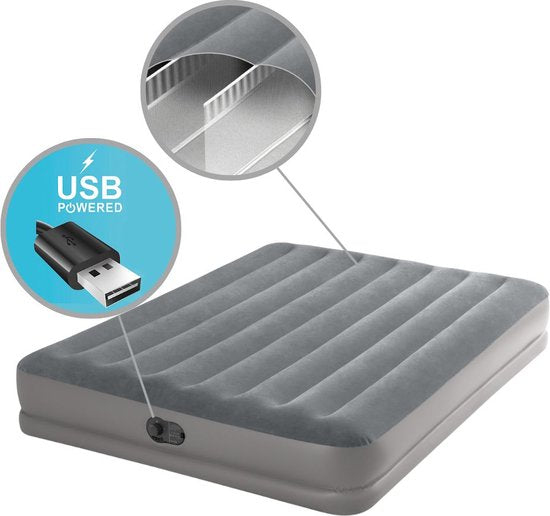 Intex Prestige Mid-Rise air bed - Queen size - Pompe électrique intégrée
