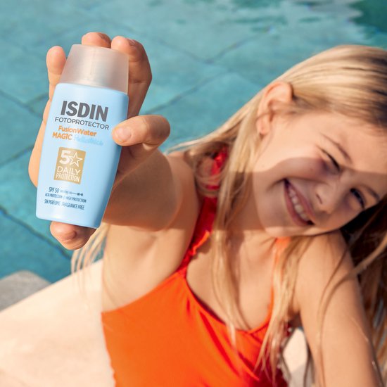 ISDIN - Pediatrics Fusion Water SPF50 - 50 ml - Crème solaire pour enfants