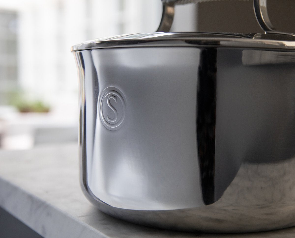 Cocotte avec couvercle - Saveur Selects - 25cm - Acier inoxydable - Compatible induction et four -