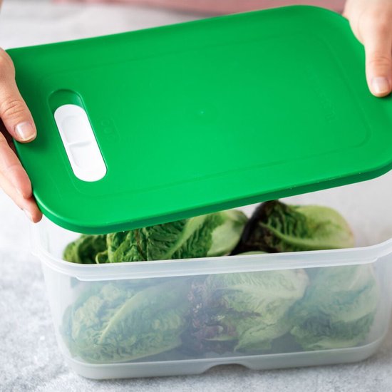 Tupperware Fridge Smart 4,4 l - Boîtes de conservation - Sans BPA - Bocal de conservation - Boîte à repas - Boîtes en plastique - Récipients alimentaires - Les aliments restent frais deux fois plus longtemps