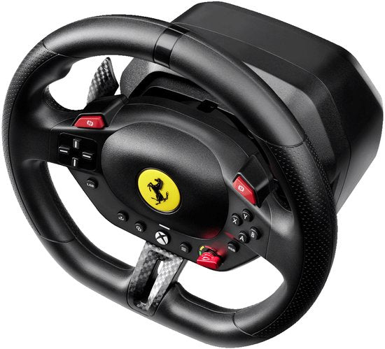 Thrustmaster T98 Ferrari 296 GTS - Volant de course avec pédales pour Xbox Series et PC - compatible avec Forza Horizon 6