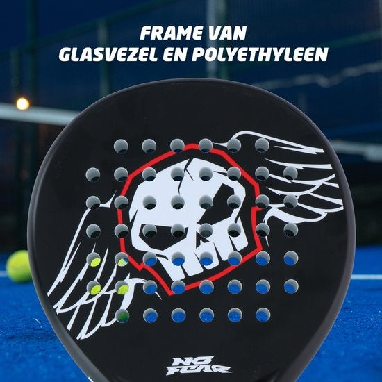 Raquette de Padel No Fear - Raquette de Padel légère - Noir