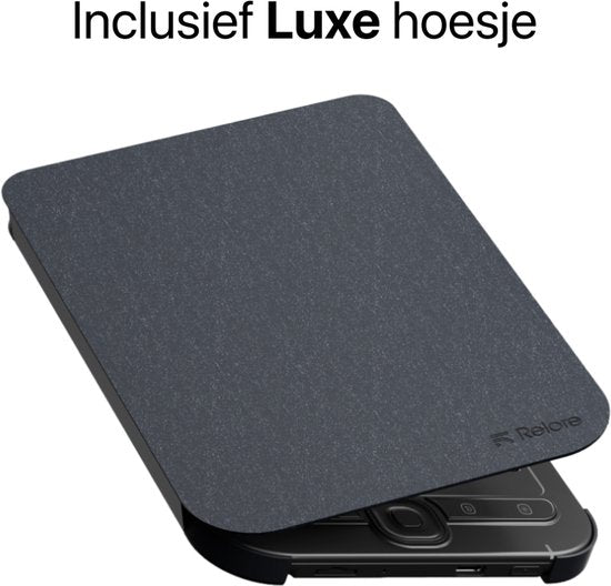 Liseuse Relore à écran tactile de 6 pouces - Capacité de stockage de plus de 1 000 livres électroniques - Remplace les liseuses Kobo Clara, Kindle et Pocketbook - Étui inclus