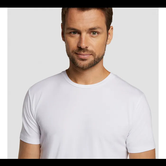 Bamboo Basics - M - T-Shirts Ruben - Pack de 2 - Hommes - Blanc
