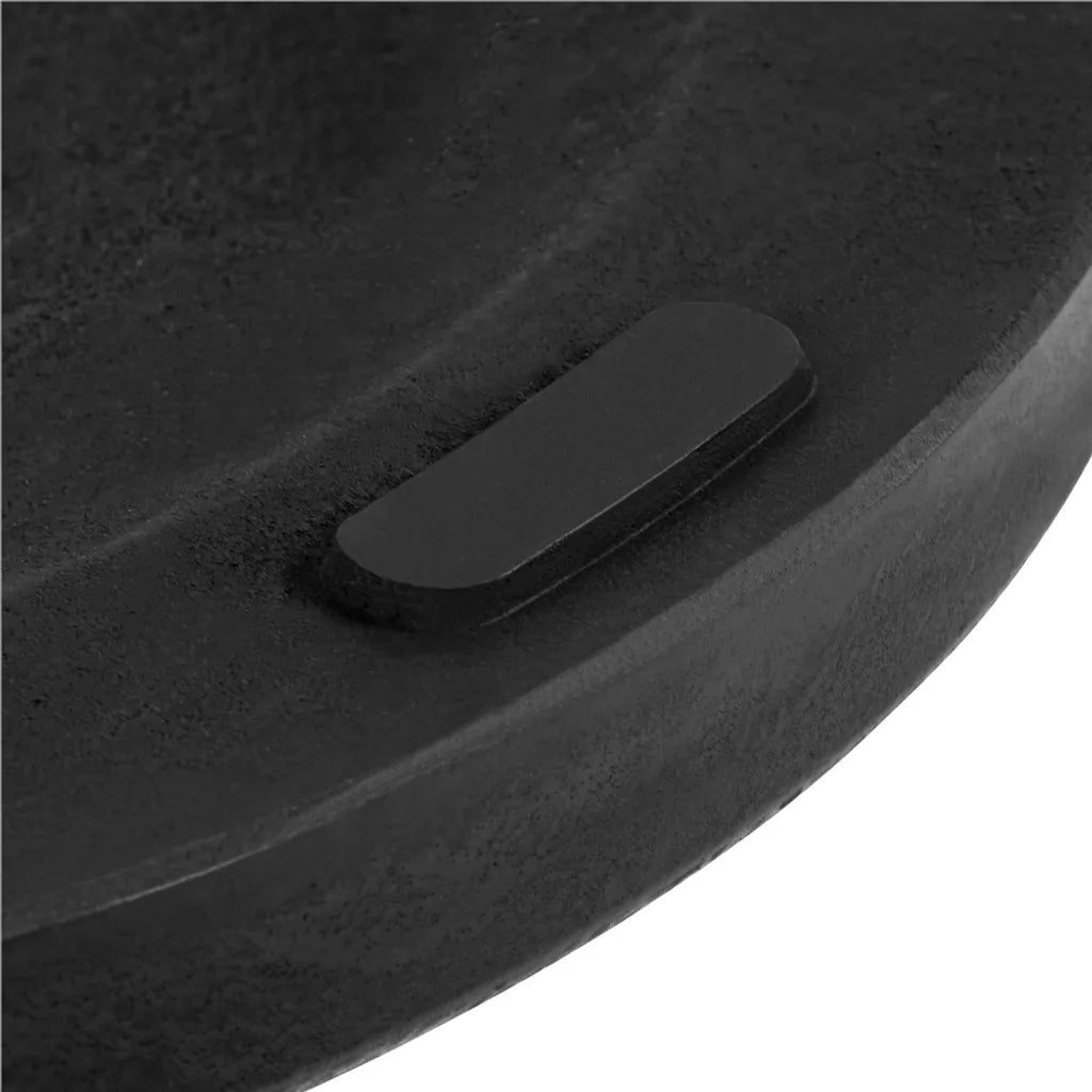 Yaheetech Pied de parasol 44,5 × 44,5 × 32,5 cm - Noir - Pied de parasol 10 kg pour mâts de parasol de 38-48 mm