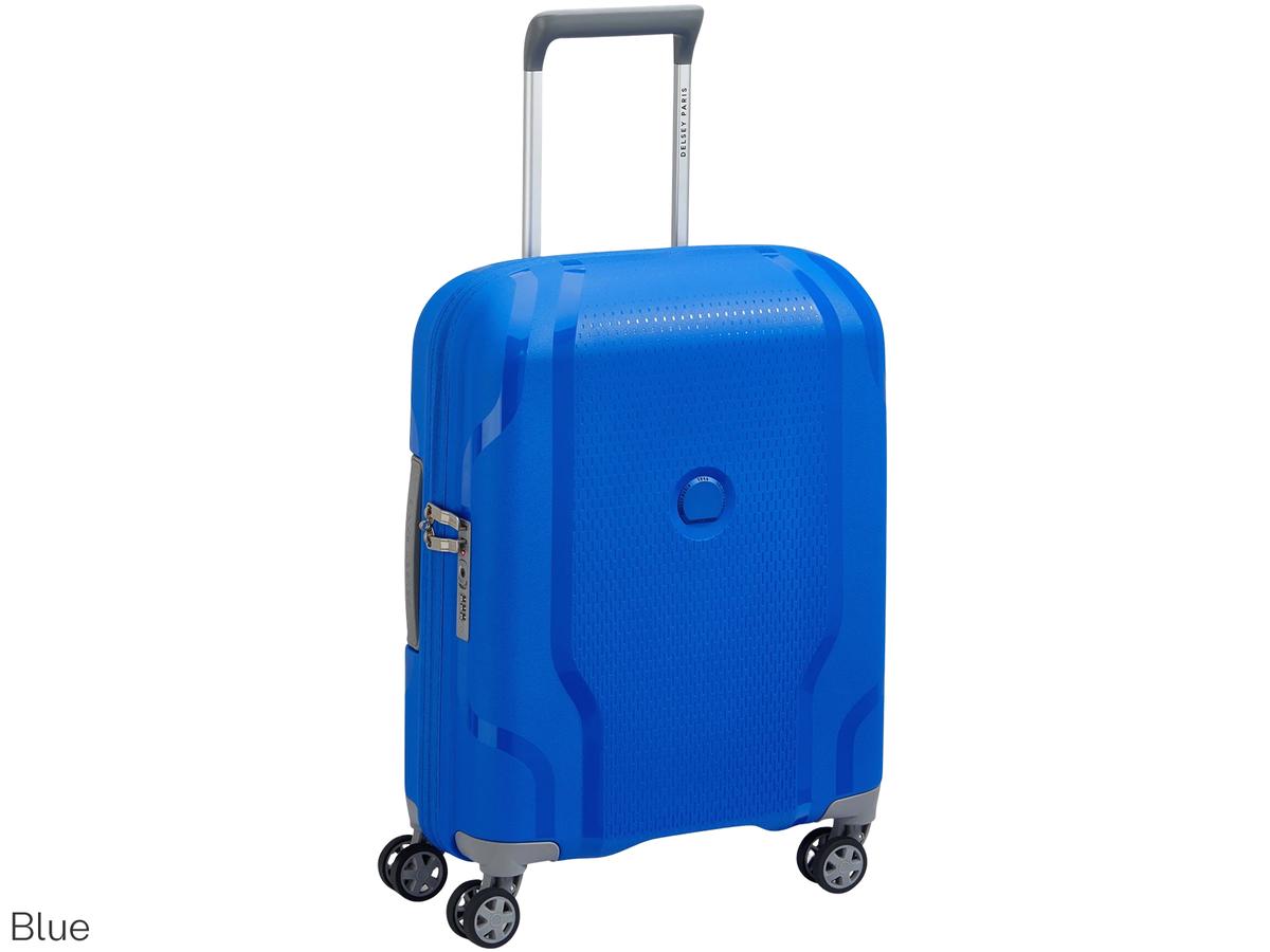 Valise à roulettes Delsey Clavel Carry-On S Slim - Compacte et légère - 55 x 40 x 20 cm - iBOOD Blue