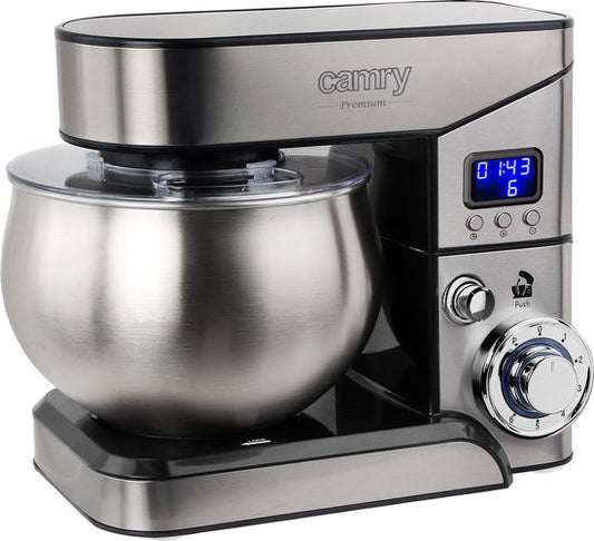 Camry CR 4223 - Robot ménager - 2 000 watts - Acier inoxydable - Écran LCD