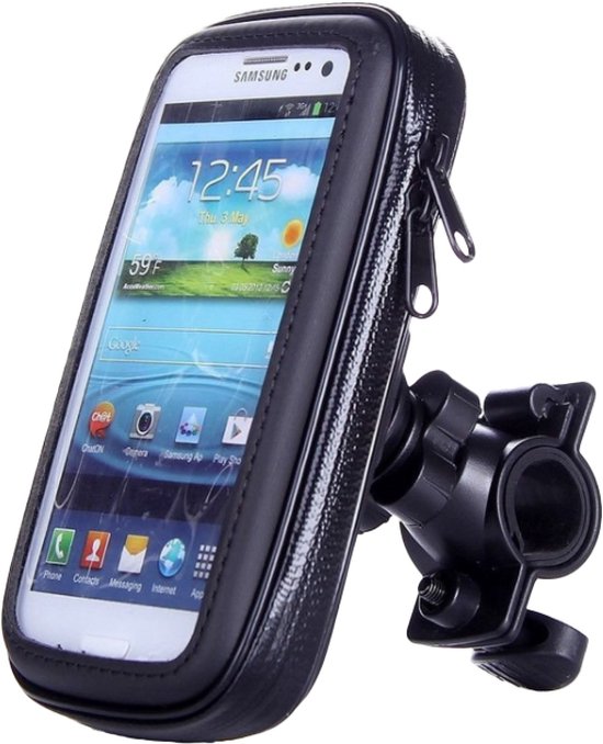 Support de téléphone Podec pour vélo, étanche, noir