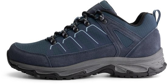 Travelin' Lokken pour homme - Chaussures de randonnée basses - Imperméables - Bleu