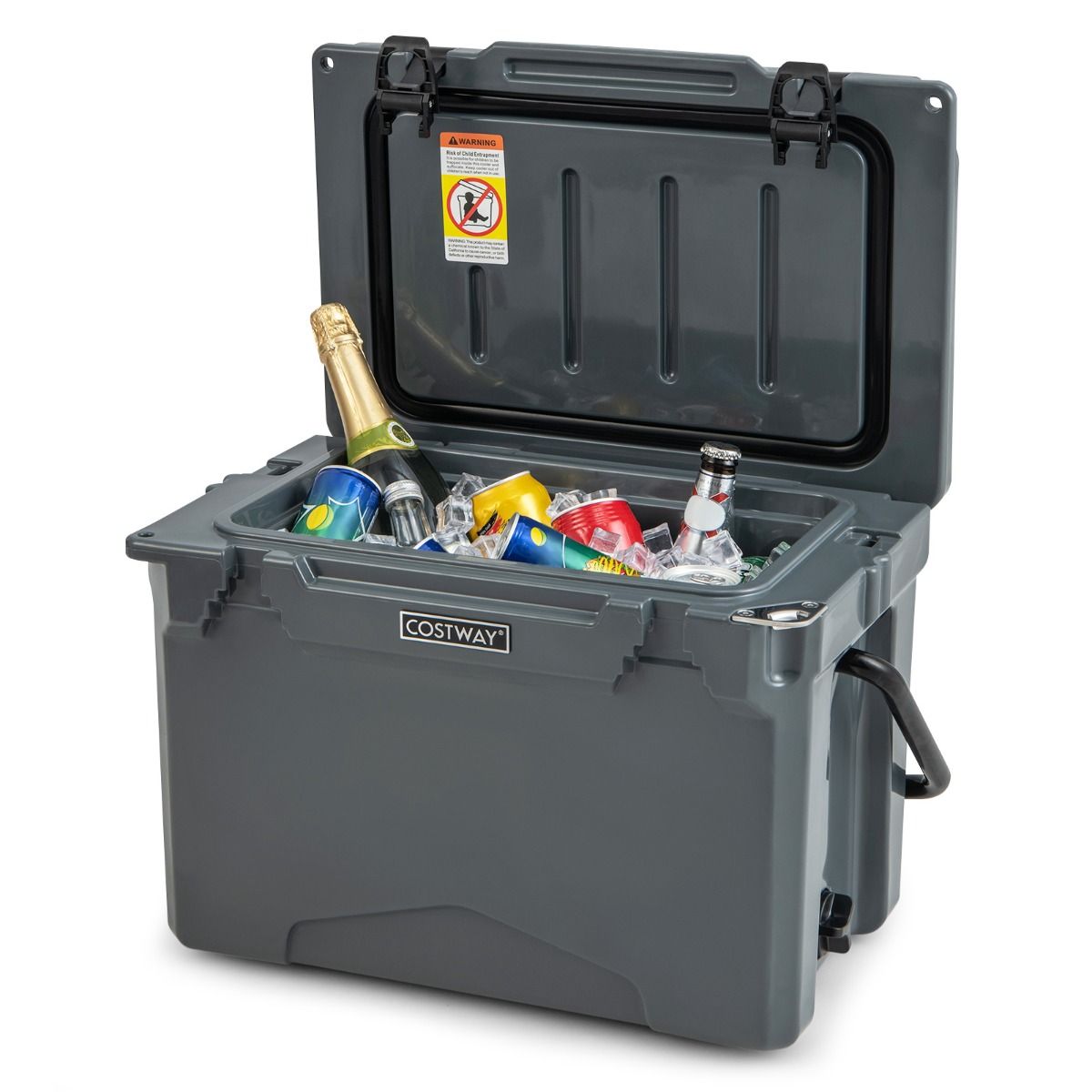 Glacière Coast - moulée par rotation - isotherme - 21 litres - grise